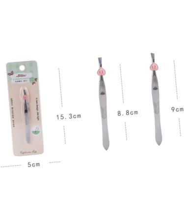 minkissy Eyebrow Clip Slant Tip Eyebrow Tweezer Eyebrow Eyebrow Removal Tool A011 Flat - Buy Online on GoSupps.com