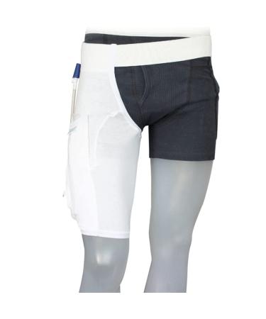 Urinary Drainage Tube Holder Catheter Leg Bag Holder Catheter Leg Strap Catheter Stabilization Device Anti Slip Anti Irritation Catheter Holder (M)