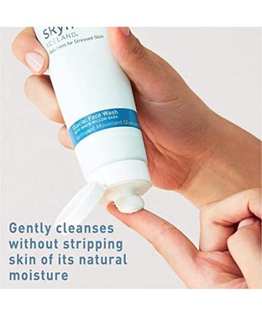 skyn ICELAND Glacial Face Wash 150ml - Refreshing & Soothing Cleanser for Stressed Skin - Buy Online on GoSupps.com