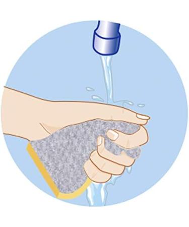 Spontex Hob Glitter - Scratch-Free Cleaning Sponge for Glass Ceramics & Sensitive Surfaces (1 Pack) - Buy Online on GoSupps.com