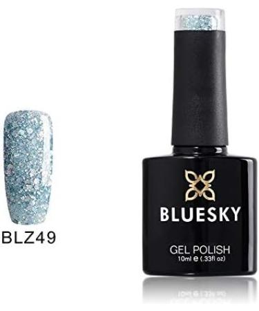 BLUESKY Gel Polish Ocean Set Blue Green Navy Turquoise Glitter (Requires Curing Under Uv/Led Lamp) 10 ml - Buy Online on GoSupps.com