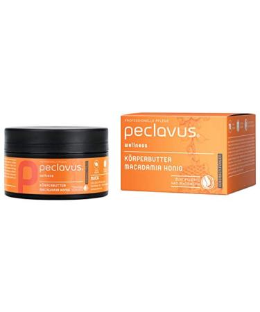 PECLAVUS WELLNESS Body Butter Macadamia Honey 250ml - Nourishing & Hydrating Skincare - International Shipping Available - Buy Online on GoSupps.com