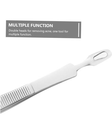 Angoily Tweezers 9 Pcs Clip Whitehead Removal Tool Pimple Extractor Kit Blemish Blackhead Extractor Puller Metal - Buy Online on GoSupps.com