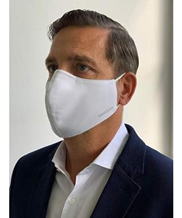 3-Pack Breathable Nano Fabric Masks - Reusable & Washable Oral Protection with Nose Bracket & Rubber Band (Small White) - International Shipping - Buy Online on GoSupps.com