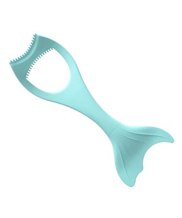 POPETPOP 2pcs Mascara Brush Silicone Molds Girl Eye Make up Tools Marscara Drawing Tools Miss Eyes Splitter 15X5.7CMx2pcs Bluex2pcs