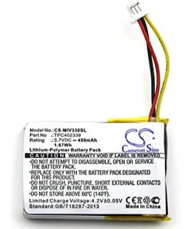 Replacement Battery for Mio Mivue 338 358P 366 368 388 658P - TPC402339 450mAh/3.7V | Fast International Shipping - Buy Online on GoSupps.com