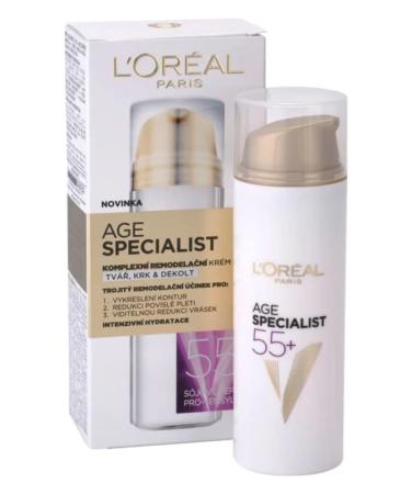 L'Or al 55+ Complex Cream Care Sculptor for Face Neck & D collet - 50 ml | International Shipping Available - Buy Online on GoSupps.com