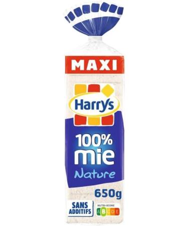 HARRYS Grocery Store - 100% Crumb Bread Without Crust Nature Maxi 650G - Pack of 4  - Buy Online on GoSupps.com