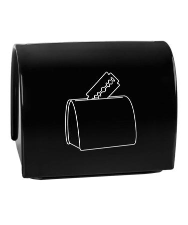 x razor blade storage box recycling box (black)