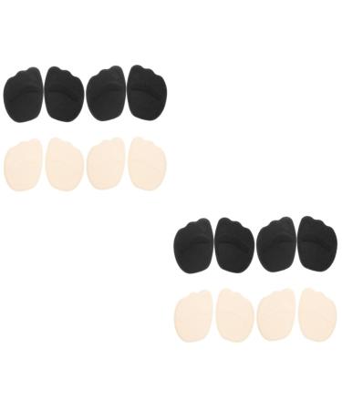 8 Pairs Sponge Forefoot Pad Comfortable High Heel Pads Front Foot Pads Foot Protection Insoles High Heel Supply Nonslip Forefoot Pads Shoes Pads Shoes Forefoot Cushions