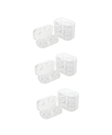 Homsfou pack with 12 pieces of contact lens tank glasses box glasses case contact remover cleaning tools travel conditions for contact lenses case for cosmetics lenses suite