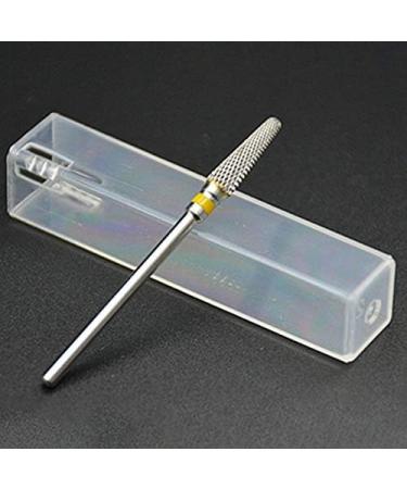 Gsrimgratoe Conical Hard Electric Nail File Drill Bit Coarse and Hard Nail Tungsten Steel Polishing Head Multi-Tooth Green silver & green - Buy Online on GoSupps.com