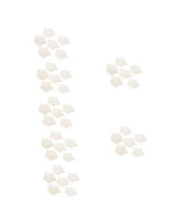 FRCOLOR 21 Pairs Cuttable Half Size Stickers Sneaker Heel Pads Invisible Stickers Absorbing Support Heel Liner Protector Heel Grip Inserts Foot Women's Thicken Insole Cloth White