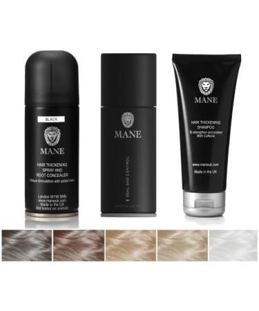  MANE Mane 100ml thickening shampoo and 100ml Seal and Control (light brown) - Buy Online on GoSupps.com