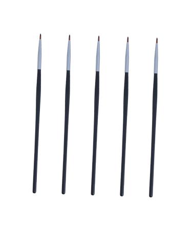 MAGICLULU 5pcs Fine Eyeliner Brush Lipstick Applicator Gel Eyeliner Pencil Lip Gloss The Brush Fiber Cosmetic