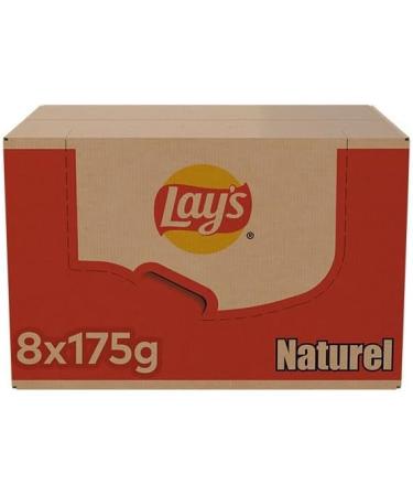 Lay's Naturelle 8 x 175 g - Buy Online on GoSupps.com