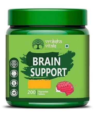Generic Brain Boost - Ginkgo Biloba with Brahmi - 200 Tablets - May Support Memory and Concentration Booster