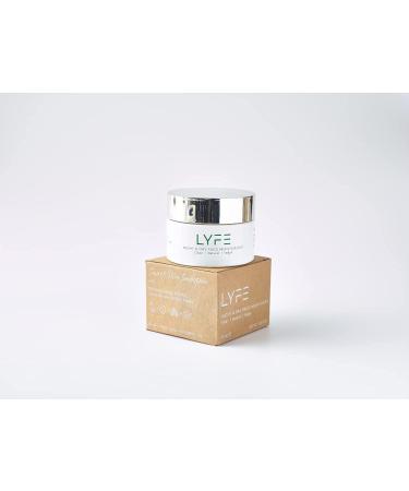 LYFE Organic Face Moisturizer Day and Night | Firming Face Care | Anti-Wrinkle | Dry Combination Mature Sensitive Skin | Vitamin C and E Jojoba Oil Almond and Apricot | 50 ml - Buy Online on GoSupps.com