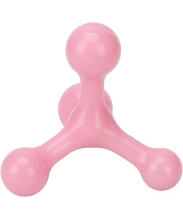 4-Ball Mini Hand Massager - Ergonomic Triangular Design for Reduced Pain Lightweight & Easy to Use - Perfect for Neck Relief - Durable Pink Plastic - Buy Online on GoSupps.com
