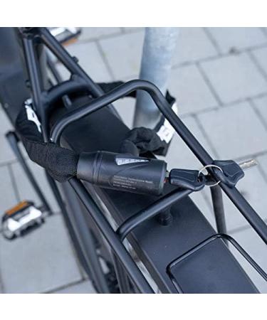 FISCHER Chain Lock with Numbers - 5mm Diameter 20mm Width 90cm Length | Secure Your Belongings | Black Uni Key Design - Buy Online on GoSupps.com