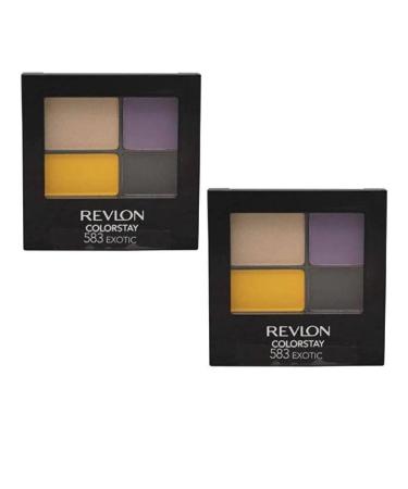 2 Pack- Revlon Colorstay 16 Hour Eye Shadow #583 Exotic