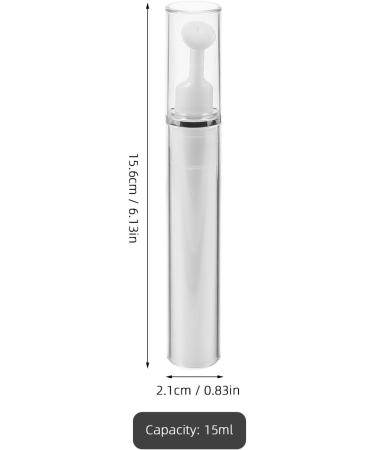 Beaupretty Airless Cosmetic Cream Pump Bottle 15ml Eye Cream Tube Travel Size Dispenser Refillable Skincare Containers Foundation Pump Bottle for Shampoo - Buy Online on GoSupps.com