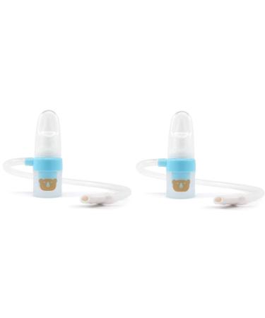Baby Federation Nasal Aspirator -2 Pack- Compare to Frida Nasal Aspirator - Best Baby Nose Aspirator No Filters Required