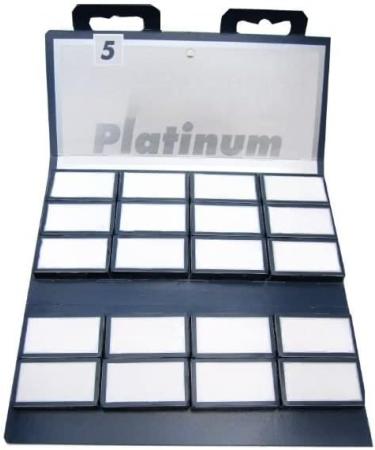 Buy 50 Platinum Double Edge Razor Blades - Premium Quality Made in Russia - International Shipping Available - Buy Online on GoSupps.com