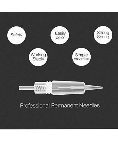10 PCS M Permanent Makeup Needle for Cordless Tattoo Machine - Ombre Powder Brows Microblading Shading - 1RL/1R/1P Needles for Eyeliner Lip Tattoo - Buy Online on GoSupps.com
