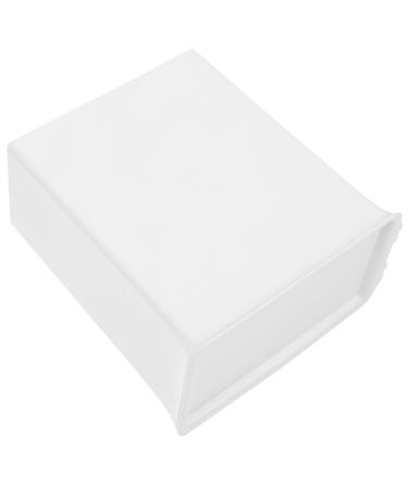 Alipis Box Sheet Laundry Detergent Storage Box Plastic Drawers Plastic Containers Washing Machine Iron Bucket Sundries Storage Bucket White With Cover Washing Powder Bucket