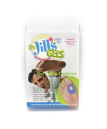Dr. Jills Gel Callus Cushions (Self-Sticking and Re-Usable)