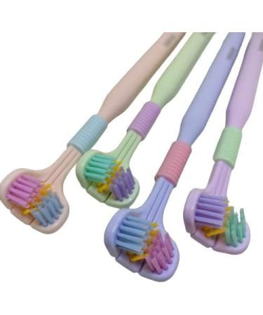 Blue 3-Sided Triple Angle Toothhugger Training Toothbrush | Ultra Soft Bristles for Children, Toddlers, Kids, and Autistic Oral Care (1 Year and Up) - Buy Online on GoSupps.com