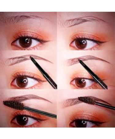 Stainless Steel Eyebrow Grooming Kit with Tweezers, Scissors, and Brow Tools - Includes Eyebrow Pencil for Women and Men - Buy Online on GoSupps.com