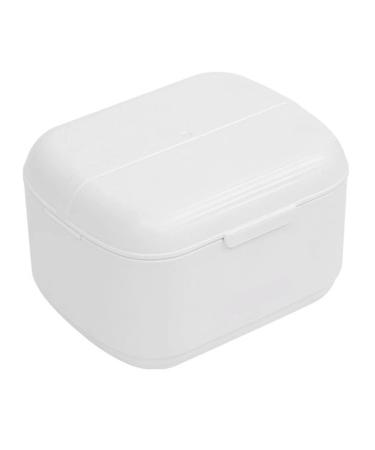 Frdun partially oral protection container storage boxes for denture storage box for false teeth for night protection and brackets while traveling