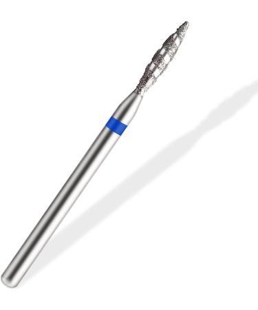 Professional Diamond Carbide Cuticle Drill Bit Set 3/32 - 1 Fine Grit, 2 Medium Grit - Nail Efile Tool for Manicure - BNG Flame Nail Art Bits - Buy Online on GoSupps.com
