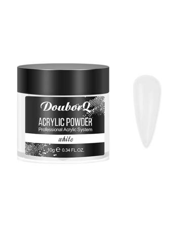 10Colors Acrylic Powder for Nails Art Polymer Tips Builder Pink Clear White Nails Professional Acrylic Nail Powders Liquid - (Color: 2)