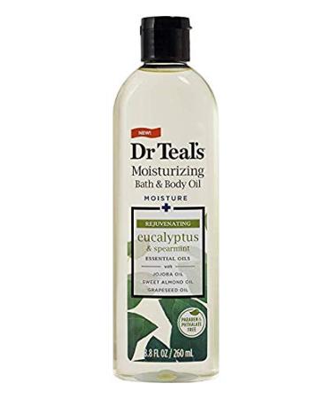 Moisturizing Bath & Body Oil Eucalyptus & Spearmint 8.8 fl oz (Pack of 2) - Buy Online on GoSupps.com