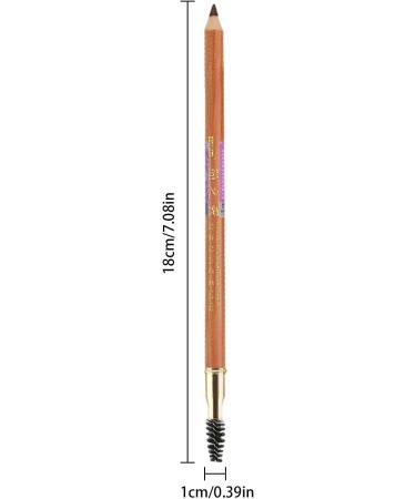 Eye Brown | Double Ended Eyebrow Pencil - Waterproof Brow Stylist Definer Eyebrow Retractable Pencil for Girls Women Dtt Coffee Color - Buy Online on GoSupps.com