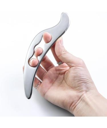 Myofascial Release Knife | 304 Stainless Steel Fascia Knife & Gua Sha Board for Body Massage | Best for Pain Relief & Muscle Recovery - Buy Online on GoSupps.com