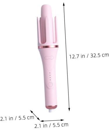 Didiseaon Fully Automatic Hair Curling Iron Hair Curler Hair Rollers Curling Wand Tool Electric Pink Abs 32.50X5.50X5.50CM Pink - Buy Online on GoSupps.com