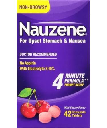 Nauzene Nausea Relief Chewable Tablets 40 Count | Fast Relief from Nausea | International Shipping Available - Buy Online on GoSupps.com