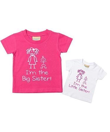 60 Second Makeover Limited I'm The Little Sister I'm The Big Sister Tshirt Set