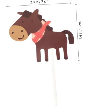 SAFIGLE 36 Pcs Farm Animals Dessert Picks Birthday Cupcake Topper Cupcakes Animal Cupcake Picks Cake Picks for Muffin Party Food Pick Children Decor Farm Themed Cake Toppers Modeling Stick As Shownx2pcs 7X6cmx2pcs - Buy Online on GoSupps.com