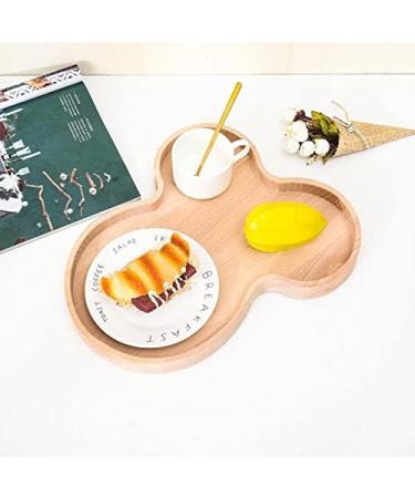 Fruit Bowl Wooden Serving Plates Tea Cup Saucer Trays Fruit Plate Storage Pallet Plate Decoration Plate Meal Kitchen Tools Fruit Dish (Color : M) - Buy Online on GoSupps.com