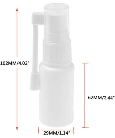 30ml Empty Portable Nasal Spray Bottles - Refillable Plastic Atomizer Travel & Home Use 5 Pack - Buy Online on GoSupps.com