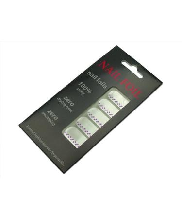 Self-adhesive nail foil Purple Sidedots