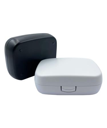 Portable Hearing Aid Case - Premium Texture Storage Case for BTE CIC IIC ITE - Durable & Protective (White) - Buy Online on GoSupps.com