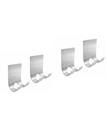 Alipis 4 pieces of shaving hooks shower plug holder hook razor hook hooks for bathroom hooks clothes rack Pothook of individual hangers solid hook razor