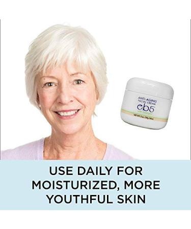 eb5 Anti-Aging Face & Neck Cream with Synergex Formula for Men/Women | Alleviates Appearance of Fine Lines & Wrinkles | Vitamin E, A, B5, Oat Kernel Complex | 2 Oz - Buy Online on GoSupps.com