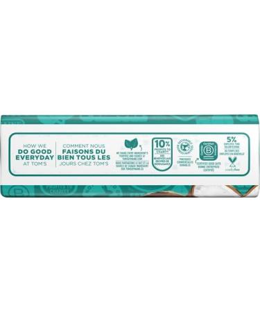 Tom's of Maine Creamy Coconut Natural Beauty Bar Soap | 5 oz | Virgin Coconut Oil | Eco-Friendly & Vegan - Buy Online on GoSupps.com